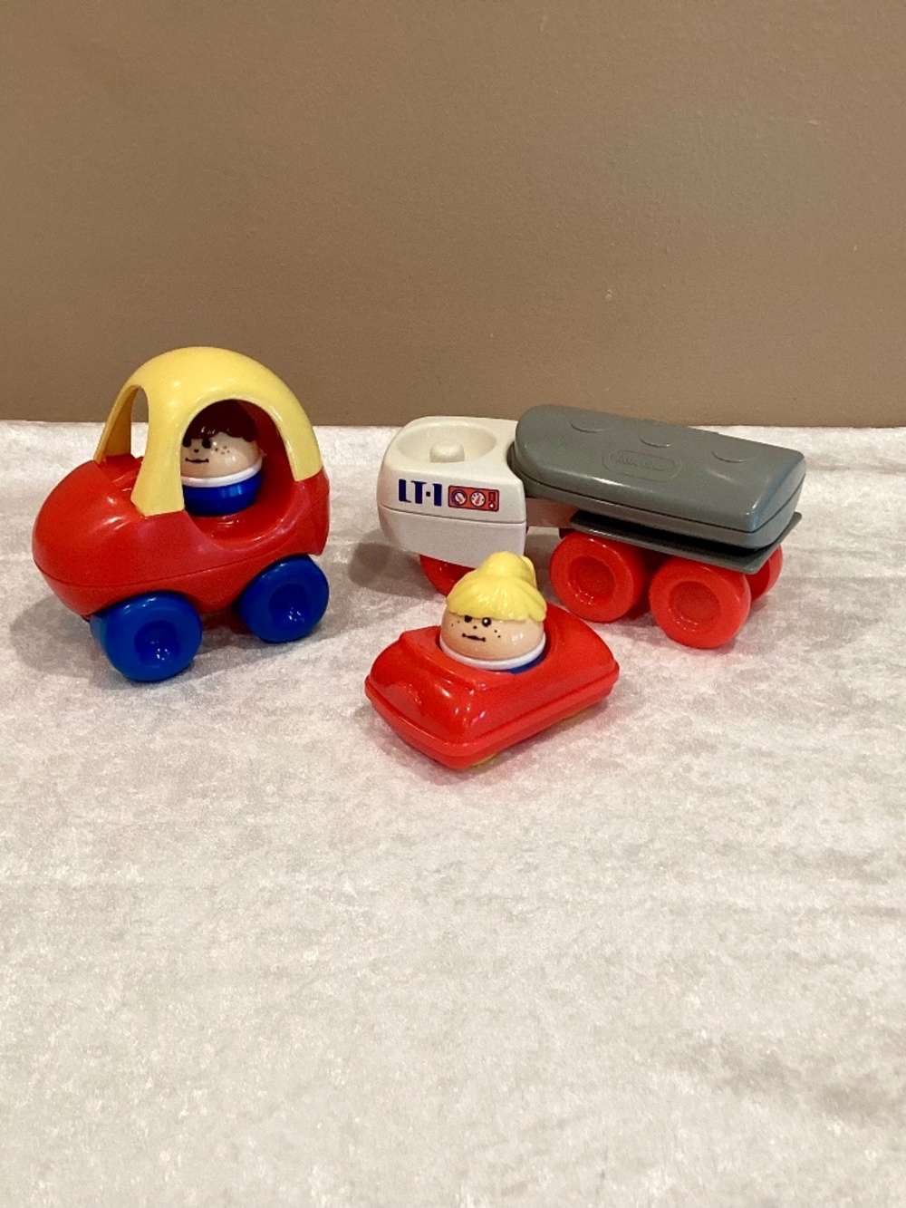 Lot of 5 Vintage Little Tikes Includes Cozy Coupe & Car, Truck & Toddle Tots